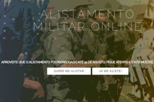 Prazo para alistamento militar está aberto até 31 de agosto