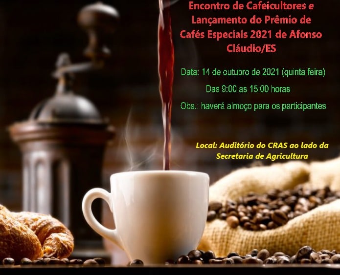 Encontro de cafeicultores acontece nesta quinta-feira (14) em Afonso Cláudio; veja a programação