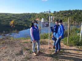 Projeto Água na Medida instala estação meteorológica e calibra sensores de umidade do solo em Nova Venécia