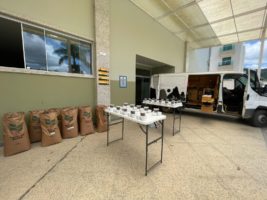 Saca é arrematada por mais de R$ 18 mil em leilão de cafés tardios em Venda Nova