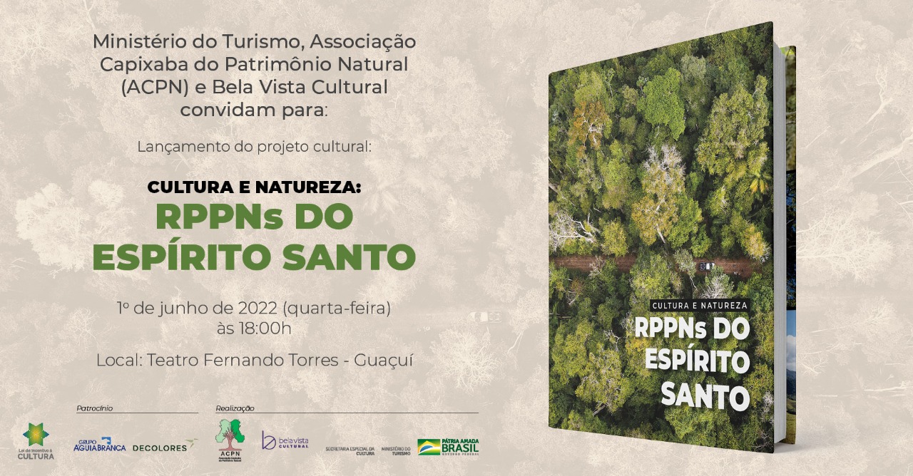 Bela Vista Cultural aborda o protagonismo da sociedade civil em prol do Meio Ambiente em livro sobre as RPPNs do Espírito Santo