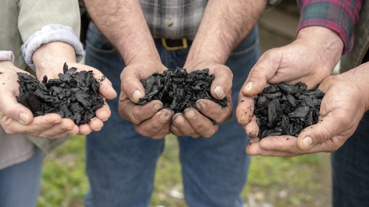 Pioneiro no Brasil, projeto transforma palha de café em carvão biológico
