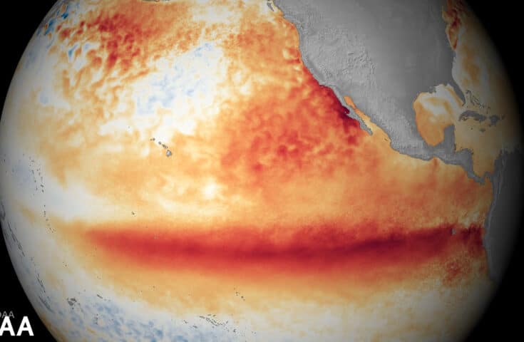 Pacífico atingiu patamar de Super El Niño em 2023/2024