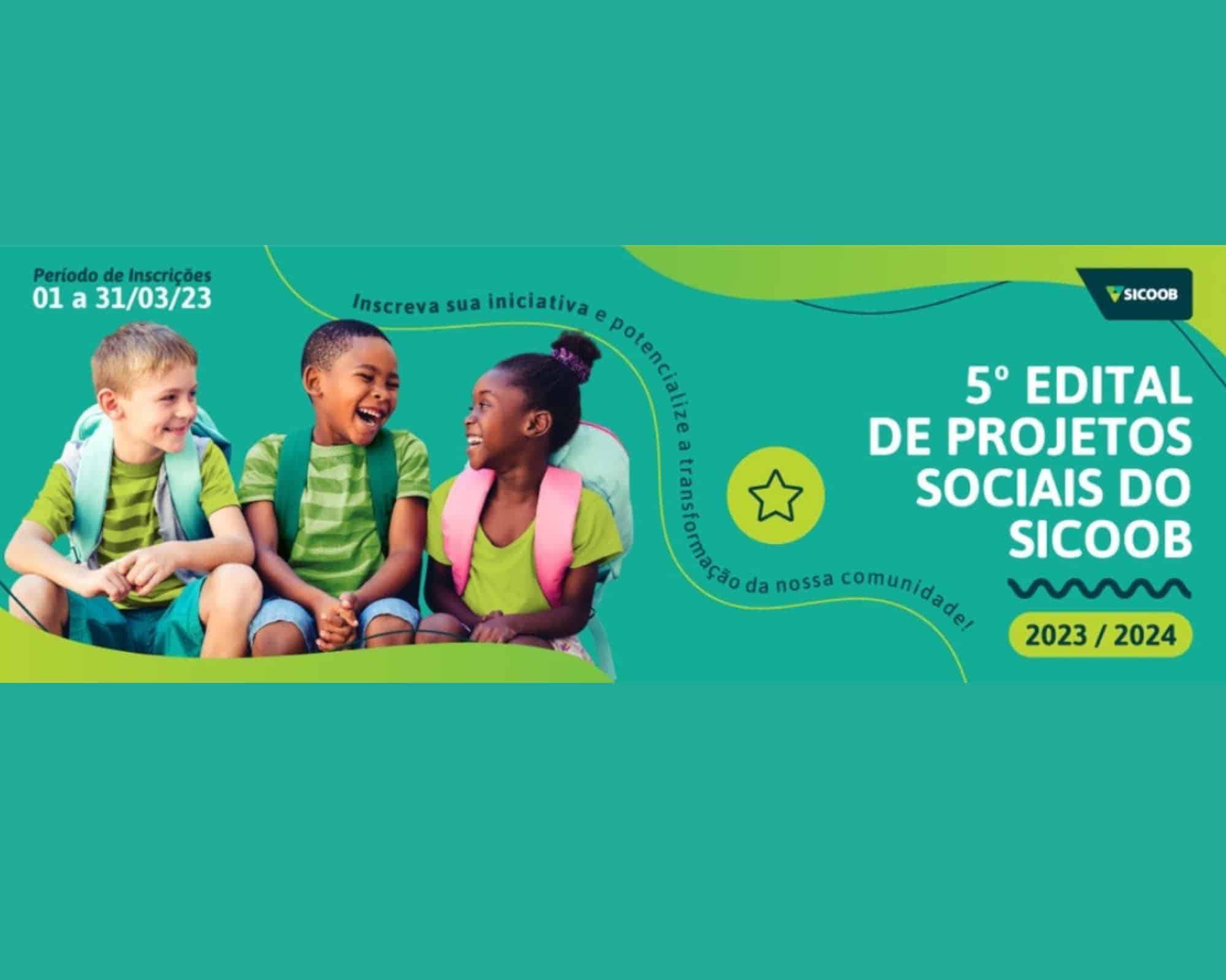 Projetos sociais podem ser inscritos em edital do Sicoob ES até dia 31