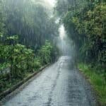 chuva tempo instável Espírito Santo estrada mata floresta