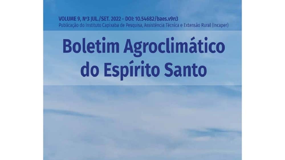 Boletim Agroclimático: informações essenciais para planejamento rural