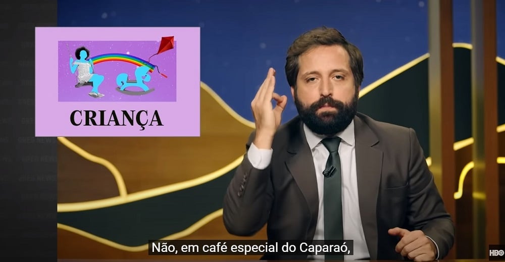 Humorista celebra Café do Caparaó em programa de TV