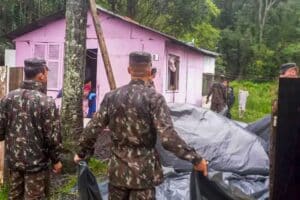 Sobe para 135 total de cidades atingidas por chuvas em Santa Catarina