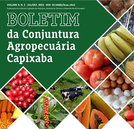 Incaper apresenta Boletim da Conjuntura Agropecuária Capixaba