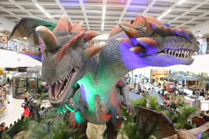 Shopping Praia da Costa inaugura exposição de dragões gigantes