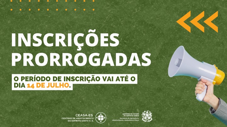 Concurso Público: Ceasa prorroga período de inscrições