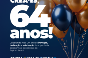 Crea-ES celebra 64 anos de conquistas e compromisso com a sociedade