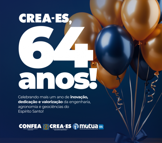 Crea-ES celebra 64 anos de conquistas e compromisso com a sociedade