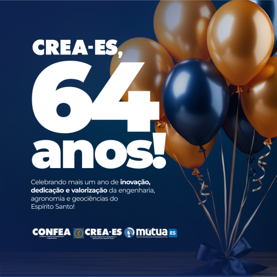 Crea-ES celebra 64 anos de conquistas e compromisso com a sociedade