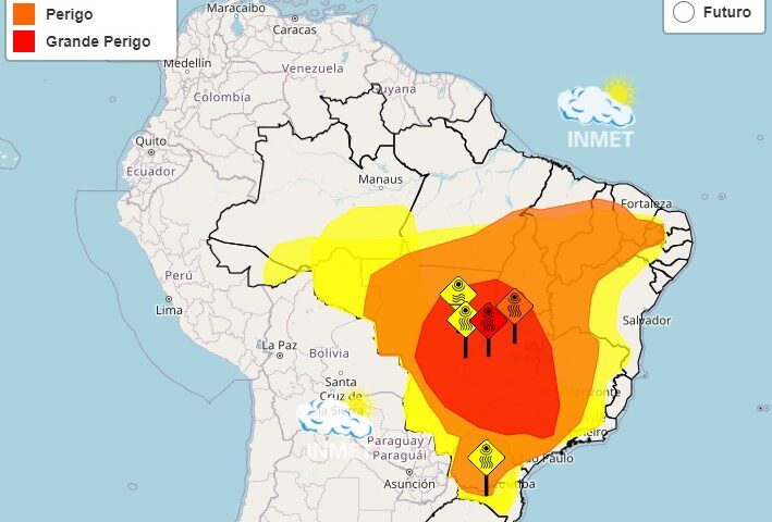 Veja as cidades em alerta laranja ou vermelho para baixa umidade do ar