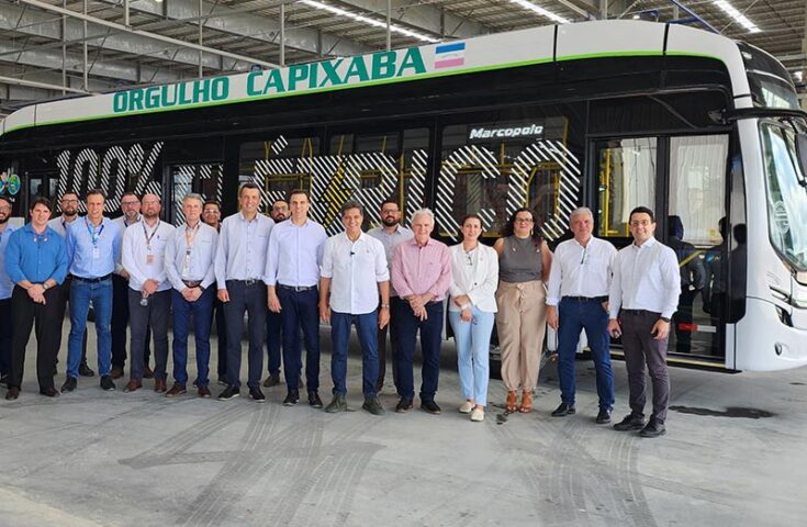 Marcopolo entrega primeiro ônibus elétrico em São Mateus