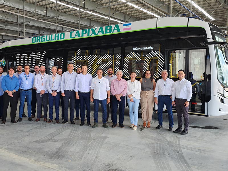 Marcopolo entrega primeiro ônibus elétrico em São Mateus