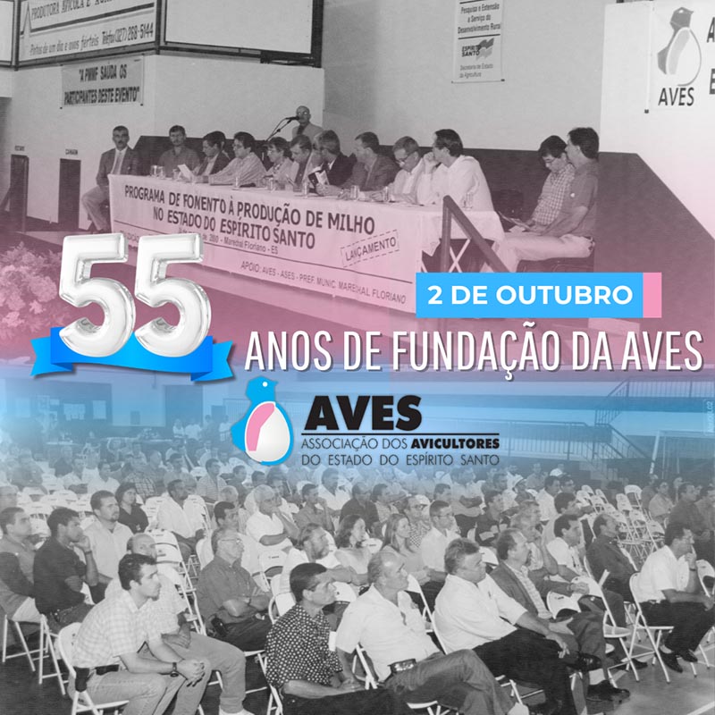 Associação de avicultores do Espírito Santo completa 55 anos