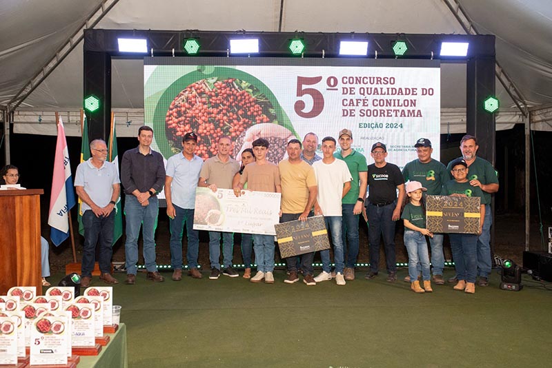 Saiba quem são os vencedores de concurso de café de Sooretama