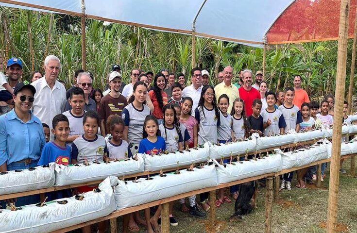 Produtores de morango recebem estufas em Colatina