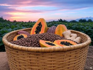 PIB do agro capixaba Cacau, mamão, gengibre, café