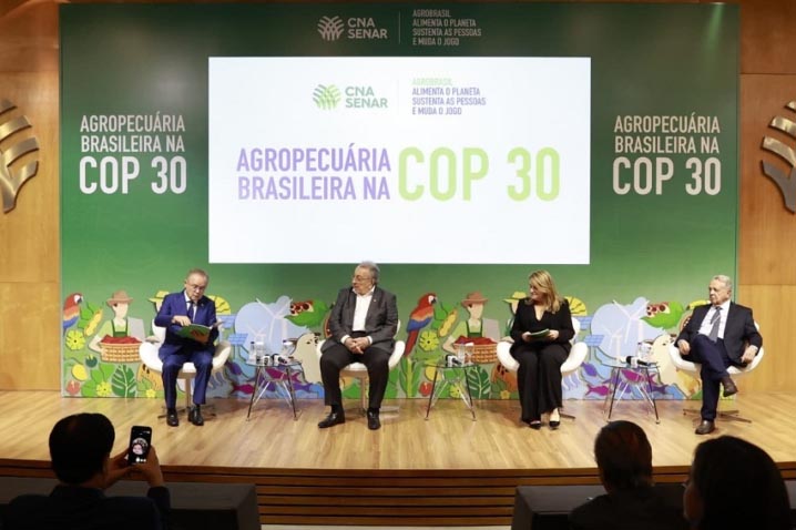 CNA apresenta posicionamento do agro para a COP30, em Belém CNA apresenta posicionamento do agro para a COP30, em Belém