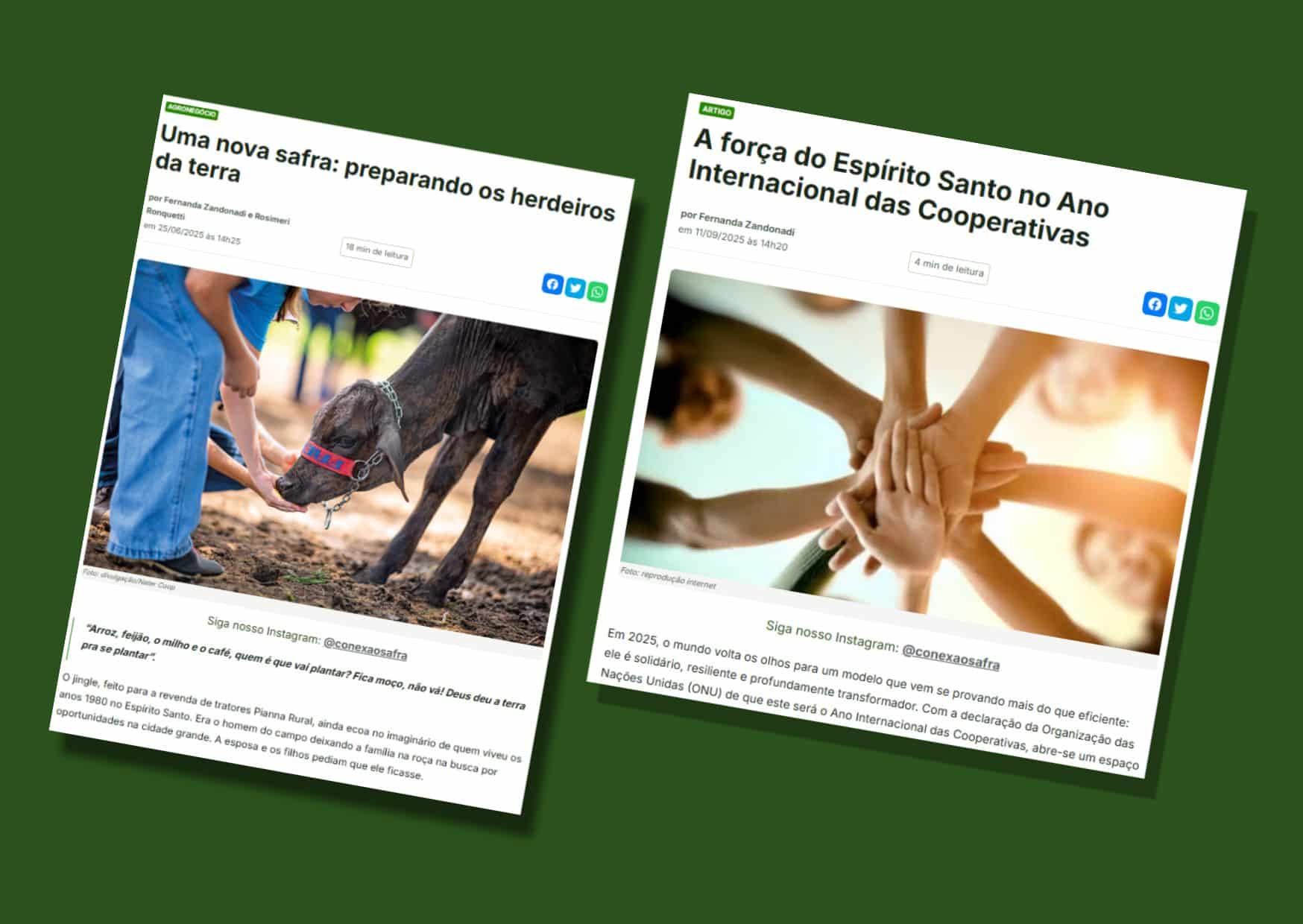 Prêmio de Jornalismo Cooperativista Conexão Safra