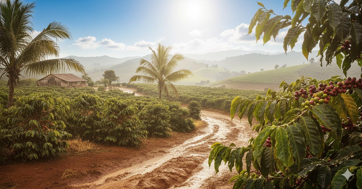 sol na lavoura-calor