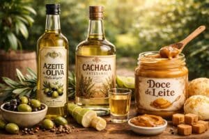 azeite-cachaça-doce de leite
