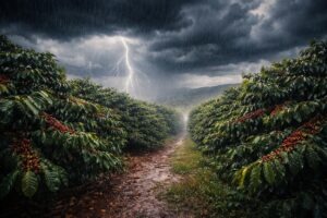Ciclone Sudeste chuva cafezal