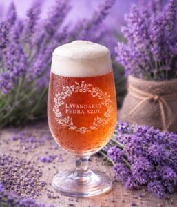 cerveja artesanal de lavanda