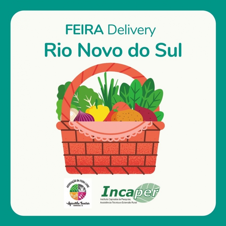 Agricultores de Rio Novo do Sul entregam alimentos em domicílio