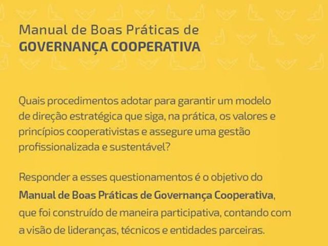 “Manual de Boas Práticas de Governança Cooperativa” é lançado como ferramenta fundamental para o desenvolvimento das cooperativas do Brasil